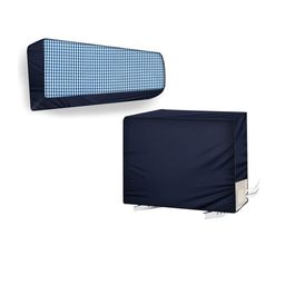 The Furnishing Tree Black Plastic Air Conditioner Cover-picture-2