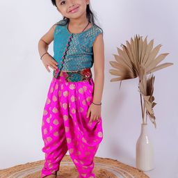 Twisha Printed Top & Dhoti Pants Set-picture-28