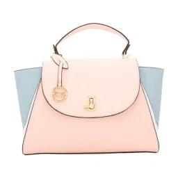 glo by globus Globus Women Nude Colourblocked Vegan Leather Handheld Bag-picture-15