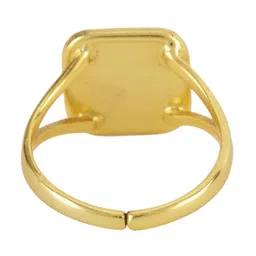 Berserk Gold-Plated Capricorn Signet Adjustable Finger Ring image 3