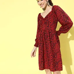 Sera Women Gorgeous Animal Print Dress image 2