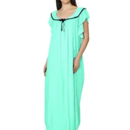 PATRORNA Light Green Nighty-image-6