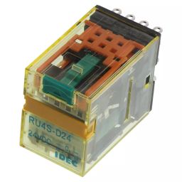IDEC RELAY, 4PDT, 240VAC, 30VDC, 6A, RU4S-D24.-picture-15