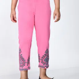 YK Girls Pack Of 4 Printed High Rise Lounge Pants image 4