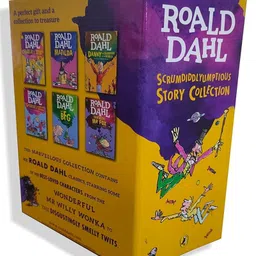 wilco international Roald Dahl's Scrumdiddlyumptious Story Collection 6 Book Slipcase 6 Books - English image 2
