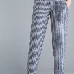 StyleCast Women Striped Skinny Fit Easy Wash Trousers-image-19