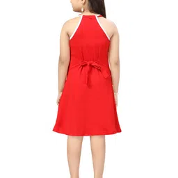 BAESD Halter Neck A-Line Dress image 5