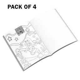 bookford publications Sticker & Coloring Book Mermaid Theme Pack Of 4 - English image 3