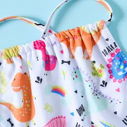 KIDLINGSS Sleeveless Animals Printed Swimsuit - White image 4