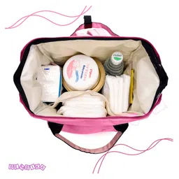 Bembika Multipurpose Backpack Style Diaper Bag - Kitten Pink image 4