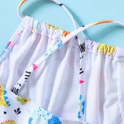 KIDLINGSS Sleeveless Animals Printed Swimsuit - White image 5