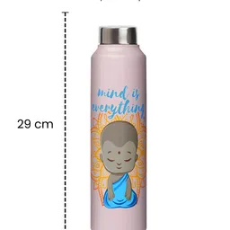 Speedex Multicoloured & Multicoloured Single Stainless Steel Printed Single Wall Vacuum Water Bottle image 4