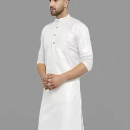 ANUJ FASHION Men Cotton Solid Straight Kurta-picture-14