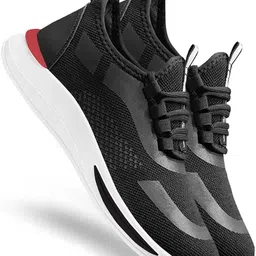 Spotwalk Men Mesh Lace-Ups Running Shoes image 3