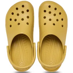 Crocs Unisex Yellow Classic Clogs image 3