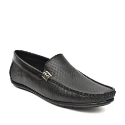 hoversoul Hoversole Men's Rivet Black Soft Loafers image 3