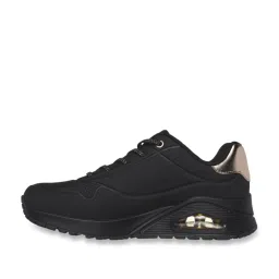 Skechers Women's UNO - SHIMMER AWAY Black Sneakers image 3