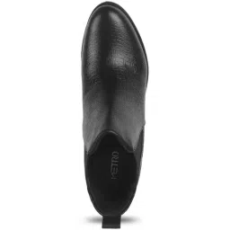 Metro Women's Black Chelsea Boots image 4