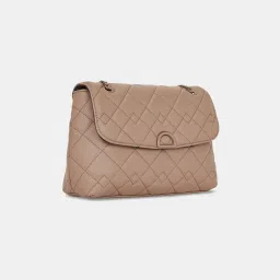 Forever Glam by Pantaloons Taupe Shoulder Bag image 3