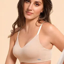 Enamor Beige Non Wired Non Padded T-Shirt Bra image 3