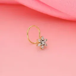 Malabar Gold and Diamonds 18k Yellow Diamond Nosepin-picture-12