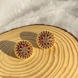 The Jewellery Tale Contemporary Studs Earrings image 1