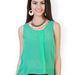 Belle Fille Green Lace Top-image-87