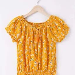 Ed-a-Mamma Kids Yellow Floral Print Top-picture-31