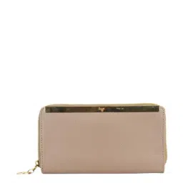 Baggit Beige Textured Bi-Fold Wallet for Women-picture-12