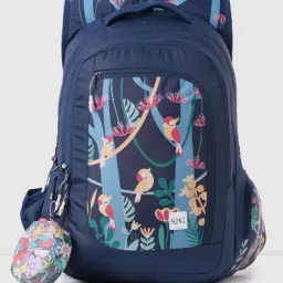 Wildcraft Navy Girl Wiki 4 Printed Medium Backpack-image-80