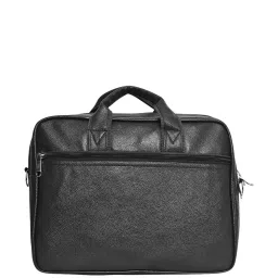 Priority Black Synthetic Medium Messenger Bag image 3
