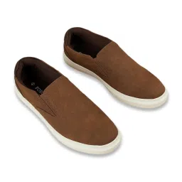 Forca by Lifestyle Men's Tan Slip-On Shoes image 3