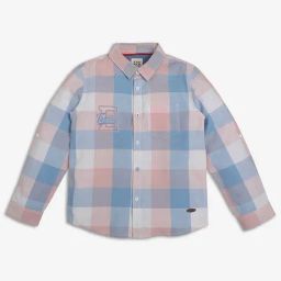 Ed-a-Mamma Kids Multicolor Checks Full Sleeves Shirt-picture-48