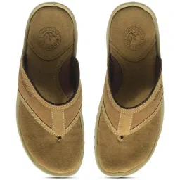 Woodland Men's Camel Thongs image 3