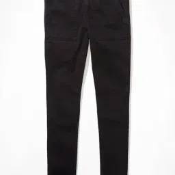 American Eagle Outfitters Black Mid Rise Joggers image 3
