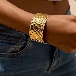 Aurelva Women Gold-Plated Wraparound Bracelet-picture-30