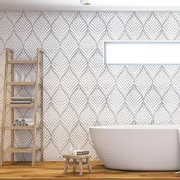 INDIAN ROYALS Grey &WhitePrinted Self-Adhesive & Durable Wall Sticker image 3