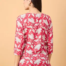 NEESH Floral Print Crepe Top image 4