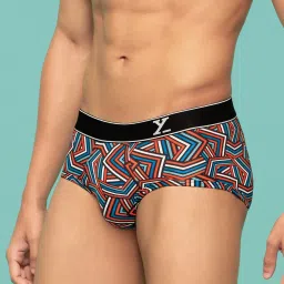 XYXX Multicolor Printed Cotton Briefs - Pack of 3 image 3