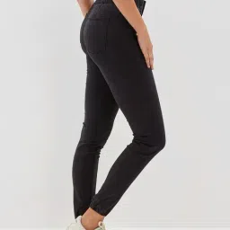 American Eagle Outfitters Black Mid Rise Joggers image 2