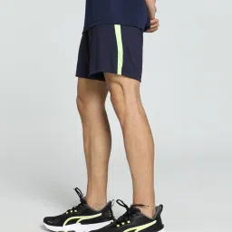 Puma Teamsport Navy Regular Fit Colour Block Sports Short image 3