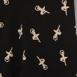 Fame Forever by Lifestyle Girls Black Printed Trousers image 3