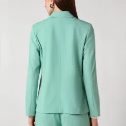 Van Heusen Green Regular Fit Blazer image 2