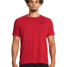 Under Armour Red Regular Fit Sports T-Shirt-image-62