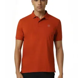 Van Heusen red Solid T-shirts-image-65