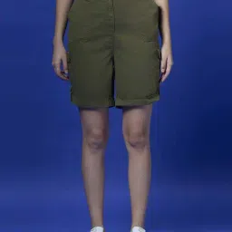 Pepe Jeans Green Cotton Shorts-picture-3