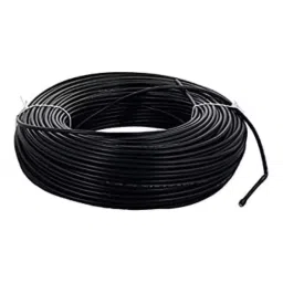 Polytex 14/36 Shielded Flexible Cable 6 Core PVC Insulated 100 m Cable Length Black Copper & Aluminium, (Pack of 10 Rolls)-image-1