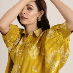 Libas Printed Shirt With Palazzos Co-Ords image 2