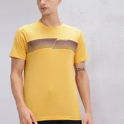 HRX by Hrithik Roshan Striped Lifestyle T-shirt image 5