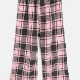 CrayonFlakes Girls Pink Checked Top with Trousers image 4